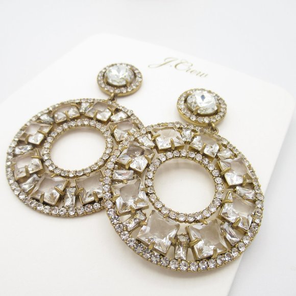 J. Crew Crystal Drop Cocktail Earrings - Picture 5 of 8